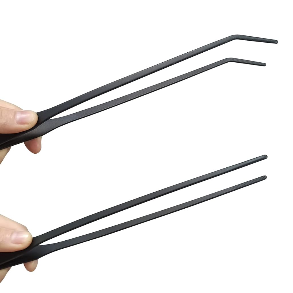 Qpets® 4PCS Aquarium Aquascaping Tools for Fish Tank Stainless Steel Pointed Curved Tweezers Set 27cm 10.6 inches Planted Accessories Weather Resistant Qpets® 4PCS Aquarium Aquascaping Tools for Fish Tank Stainless Steel Pointed Curved Tweezers Set 27cm 10.6 inches Planted Accessories Weather Resistant